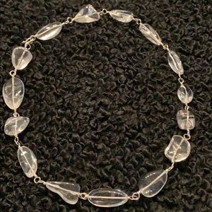 Natural Quartz Crystal necklace